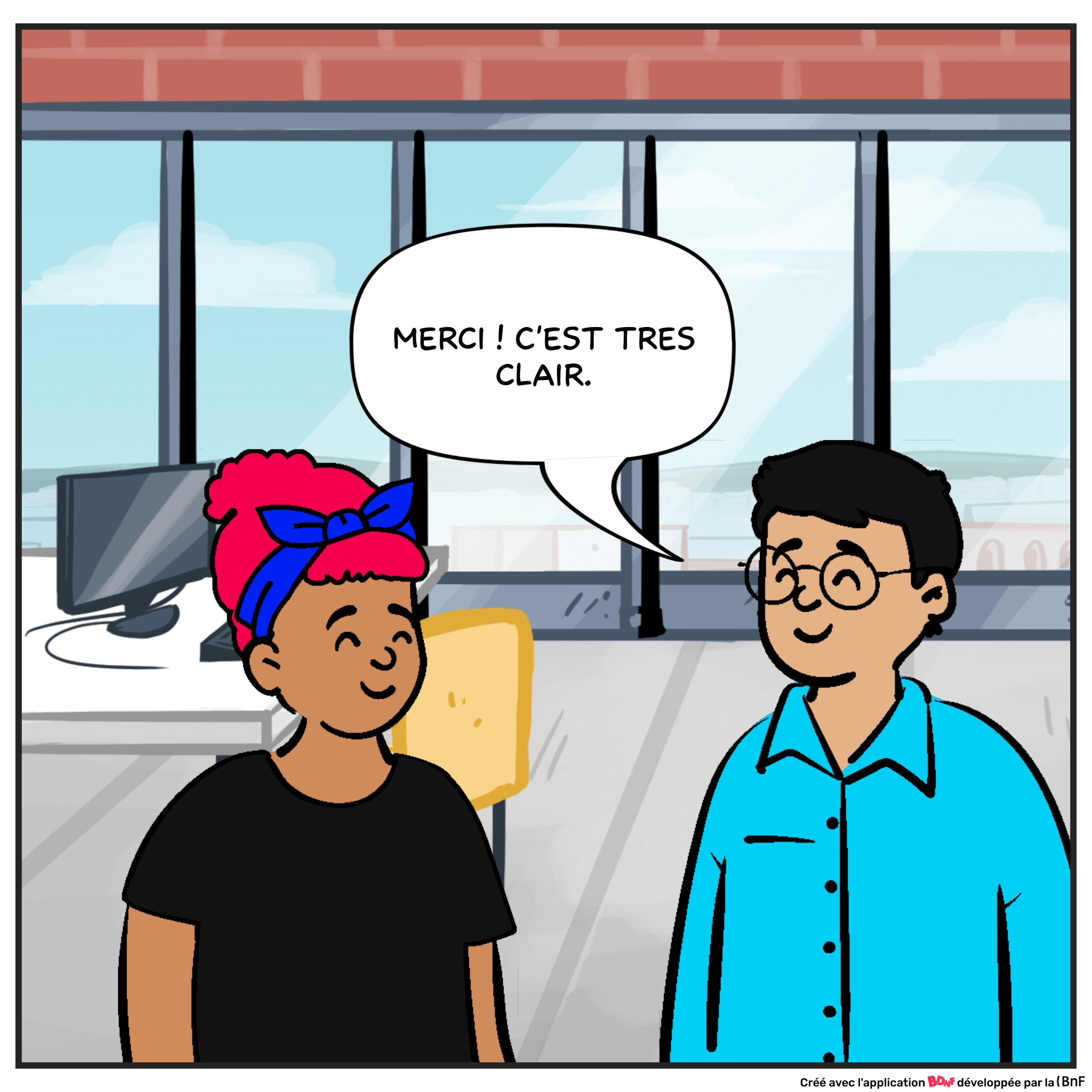 L'explication orale paraît claire sur le moment.