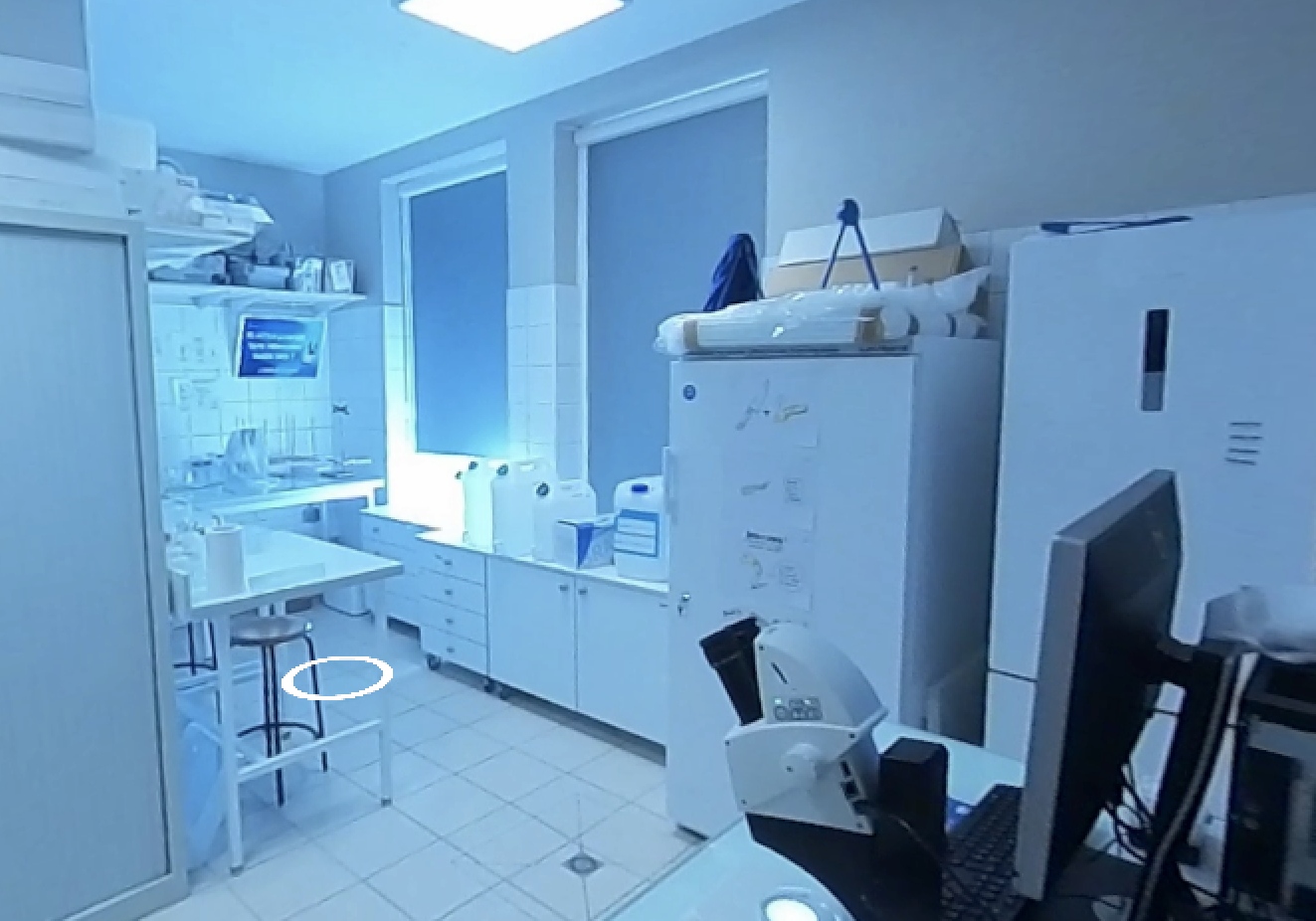 Capture d'écran de la visite virtuelle